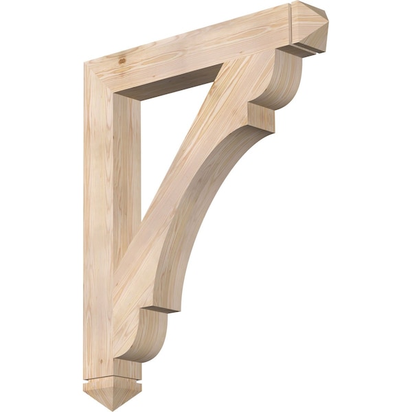 Ekena Millwork Olympic Arts & Crafts Smooth Bracket, Douglas Fir, 5 1/2"W x 40"D x 48"H BKT06X40X48OLY03SDF - main